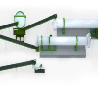 disc granulator fertilizer production line